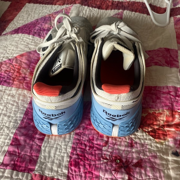 Reebok Nano X peach, white and blue. - Picture 3 of 5